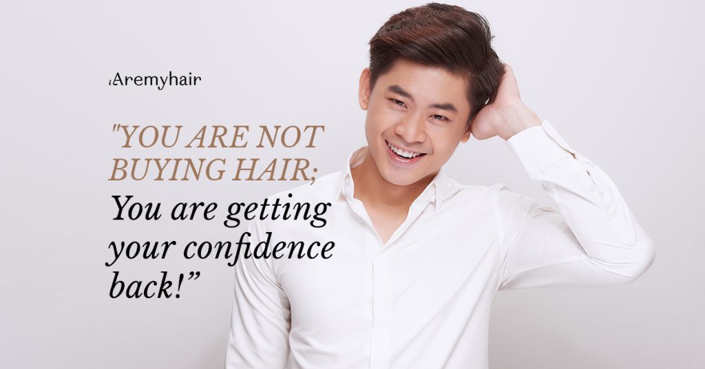You are not buying hair; You are getting your confidence back!