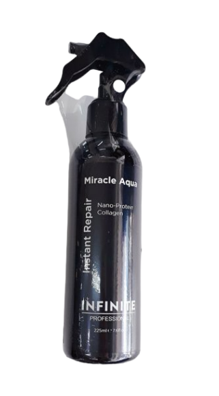 Leave in conditioner which contains Nano-protein molecule that help to repair multi porous surface of the hair shaft